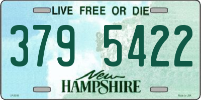 NH license plate 3795422