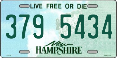 NH license plate 3795434