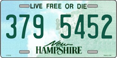 NH license plate 3795452