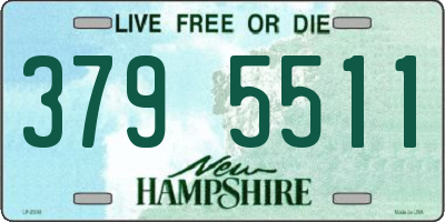 NH license plate 3795511