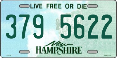 NH license plate 3795622