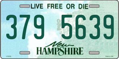 NH license plate 3795639