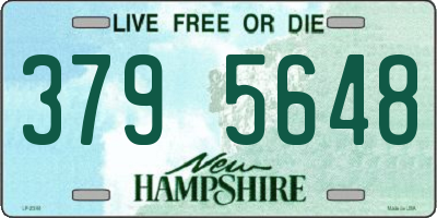 NH license plate 3795648