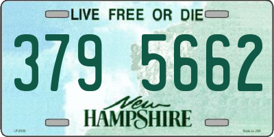 NH license plate 3795662