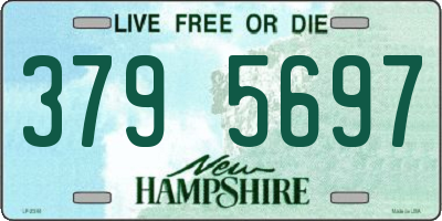 NH license plate 3795697