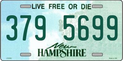 NH license plate 3795699