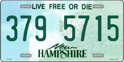 NH license plate 3795715