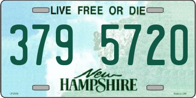 NH license plate 3795720