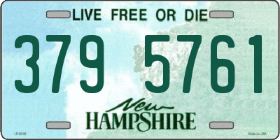 NH license plate 3795761