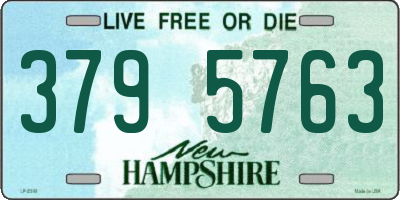 NH license plate 3795763