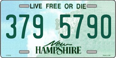 NH license plate 3795790