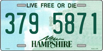 NH license plate 3795871