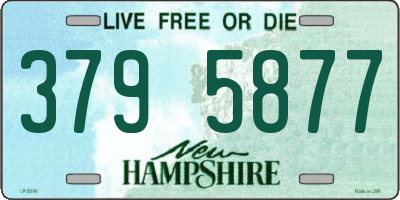 NH license plate 3795877
