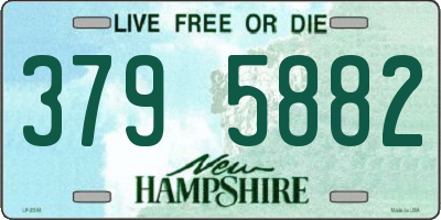 NH license plate 3795882