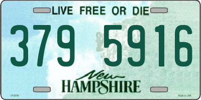 NH license plate 3795916