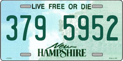 NH license plate 3795952