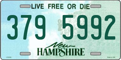 NH license plate 3795992