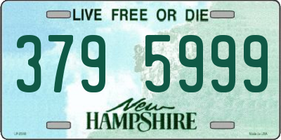 NH license plate 3795999