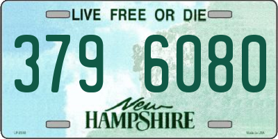 NH license plate 3796080