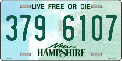 NH license plate 3796107