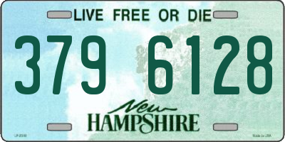 NH license plate 3796128