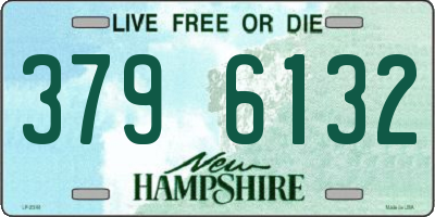 NH license plate 3796132