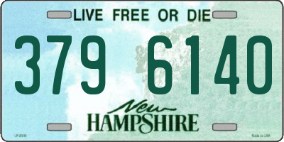 NH license plate 3796140