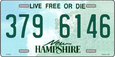 NH license plate 3796146