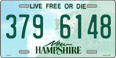NH license plate 3796148