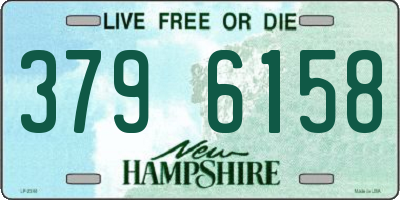 NH license plate 3796158