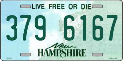 NH license plate 3796167