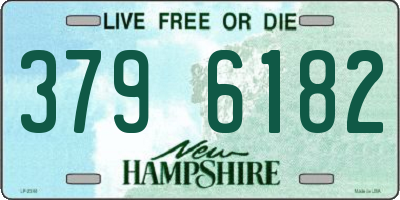 NH license plate 3796182