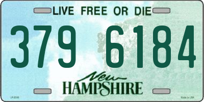 NH license plate 3796184