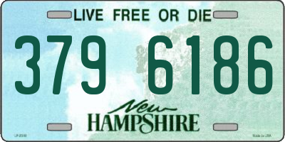 NH license plate 3796186