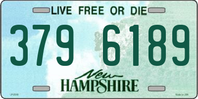 NH license plate 3796189