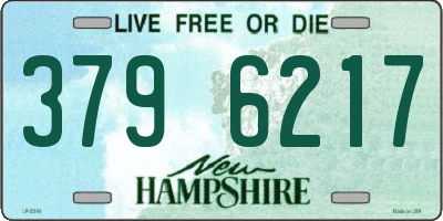 NH license plate 3796217