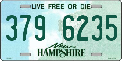 NH license plate 3796235