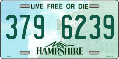 NH license plate 3796239