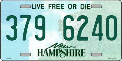 NH license plate 3796240
