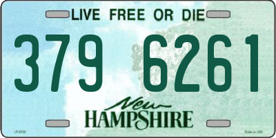 NH license plate 3796261
