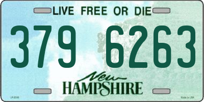 NH license plate 3796263