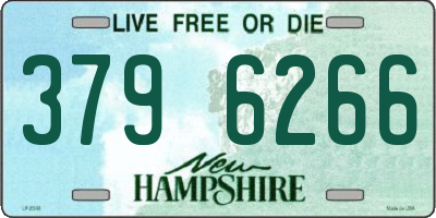 NH license plate 3796266