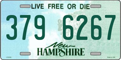 NH license plate 3796267