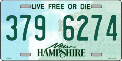 NH license plate 3796274