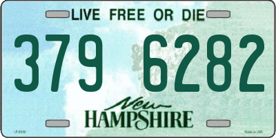 NH license plate 3796282