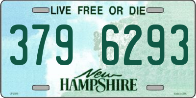 NH license plate 3796293
