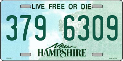 NH license plate 3796309