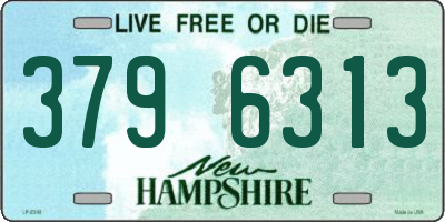 NH license plate 3796313