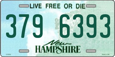 NH license plate 3796393