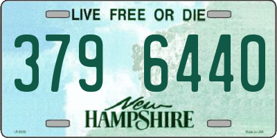 NH license plate 3796440